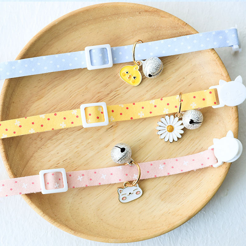 Whisker Charm™ Adjustable Cat Collar with Bell