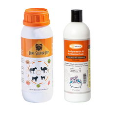 Skin & Coat Care Combo - Lime Sulfur Dip  and Sulfur Dog Shampoo
