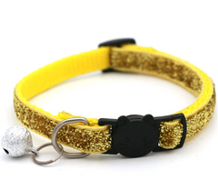Sparkle Paws™ Adjustable Cat Collar with Bell