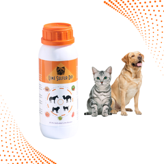 Lime Sulfur Dip – Concentrated Sulfur Solution for Itchy Skin, Mange, Ringworm & Dermatitis – Safe for Dogs, Cats, Horses, and Livestock
