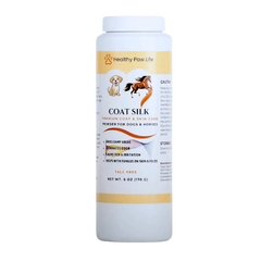 COAT SILK - Canine and Equine Dry Powder | Alleviate Odors and Itchiness | Relieves Rain Rot and Sweet Itch | Holistic Remedy and Soothing Formula