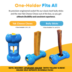 Large Yak Cheese, Bully Stick, and Bully Bone Pro Combo Pack