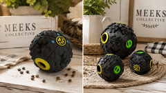 Interactive Treat-Dispensing Dog Ball | Enrichment & Play Toy
