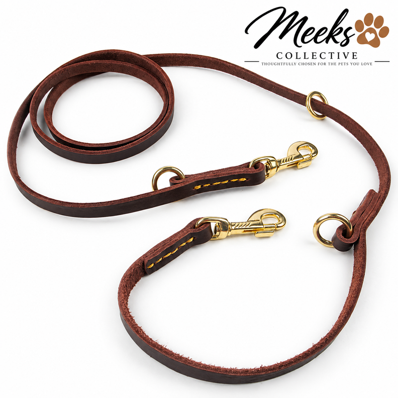 Meeks Heritage Double-Hook Leash