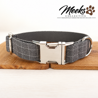Meeks Heritage Plaid Adjustable Dog Collar