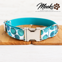 Meeks Blue Harbor Adjustable Dog Collar