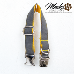 Meeks Golden Slate Adjustable Dog Collar