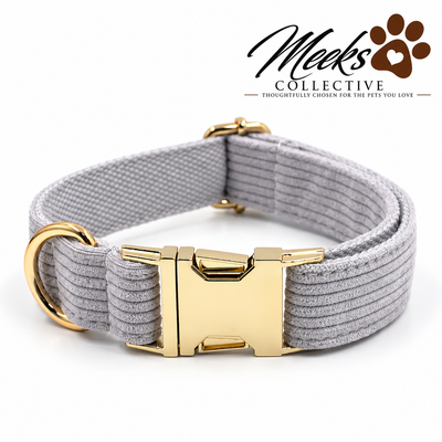 Meeks Silver Ridge Corduroy Dog Collar