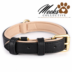 Meeks Heritage Luxe Leather Dog Collar