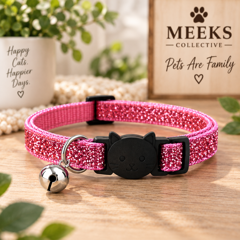 Sparkle Paws™ Adjustable Cat Collar with Bell