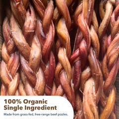 12" Gigantic Braided Bully Sticks