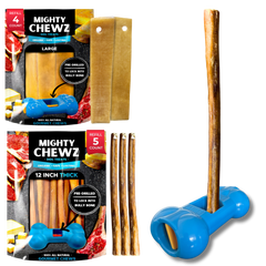 Large Yak Cheese, Bully Stick, and Bully Bone Pro Combo Pack