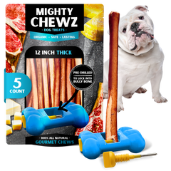 12" Thick Bully Sticks - Bully Bone Included