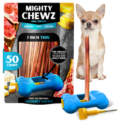 7" Thin Bully Sticks - Bully Bone Included