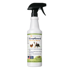 CoopGuard Poultry Spray – Plant-Based Poultry Housing Care for Coops, Nesting Boxes & Bedding – Natural Essential Oils - No Egg Withdrawl