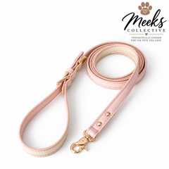 Meeks LuxeWalk  Premium Leather Dog Leash