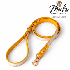 Meeks LuxeWalk  Premium Leather Dog Leash