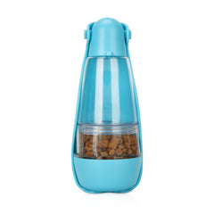 Meeks Adventure 2-in-1 Portable Dog Water Bottle & Food Container