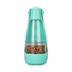 Meeks Adventure 2-in-1 Portable Dog Water Bottle & Food Container
