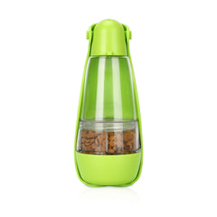 Meeks Adventure 2-in-1 Portable Dog Water Bottle & Food Container