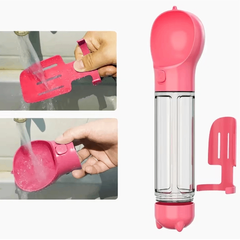 Meeks 3-in-1 Portable Dog Water Bottle & Food Dispenser