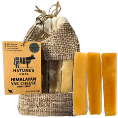 Small Yak Cheese (4 Pack) in Hand Woven Bag